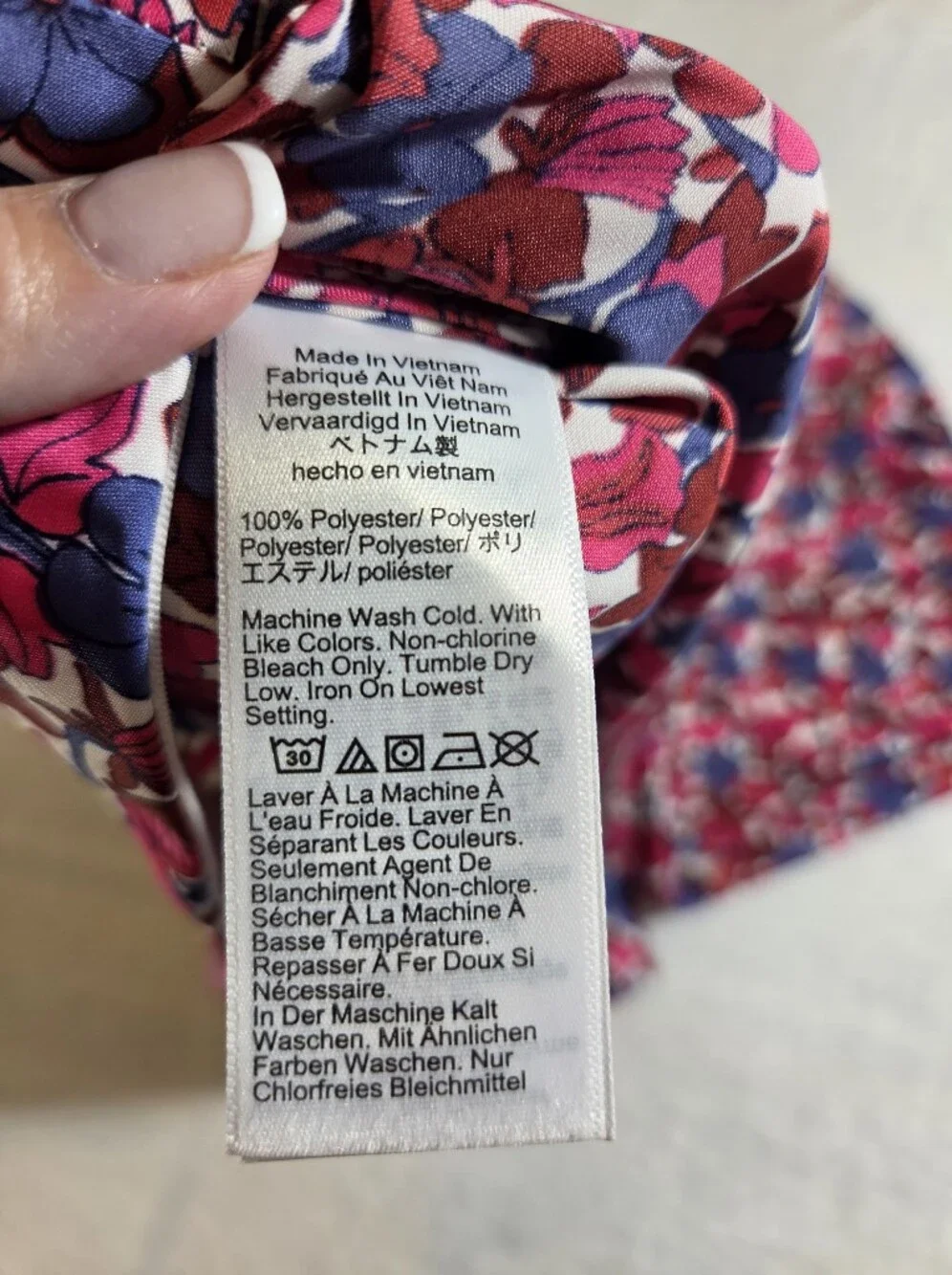 J.Crew Gwyneth Slip Skirt Berry Floral Midi A-Line Size M